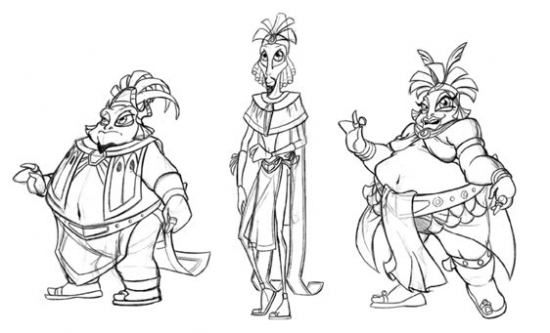 Наброски персонажей 3го сезона Винкс, автора Ampere