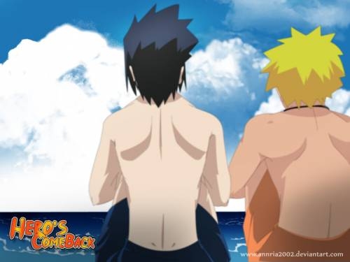 Саске и Наруто