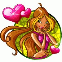 Флора, стикер с мейла, но подойдет как аватарка ^^