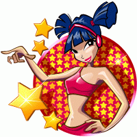 Муза, стикер с мейла, но подойдет как аватарка ^^