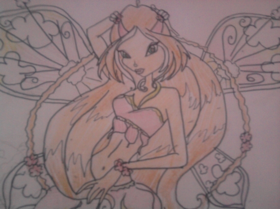 Рисунок Флоры от Aisha water angel