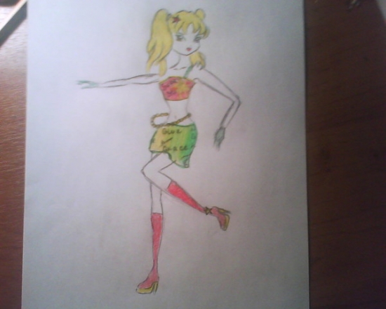 Рисунок от Avenger Girl