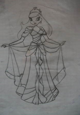 Блум в балном платье