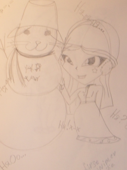 The first winter Pixie Emily