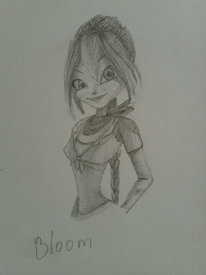 Рисунок Блум из второго вильма от Rocker girl ^^