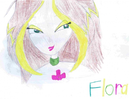 Флора, рисунок от Эммик 13