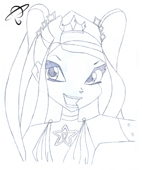 Stella in Enchantix, portrait by Lia