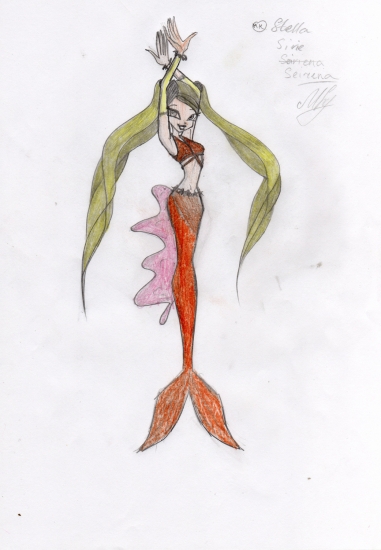 Рисунок Стелла русалка от Marykate