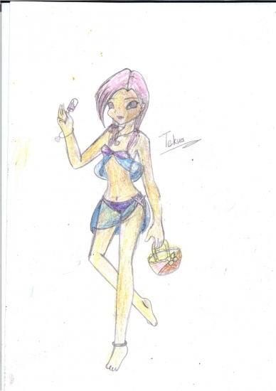 Текна на пляже!