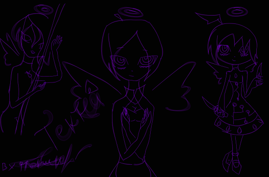 Текна в стиле пейнти стокинг