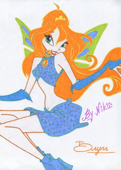 Рисунок Блум от Bloom9