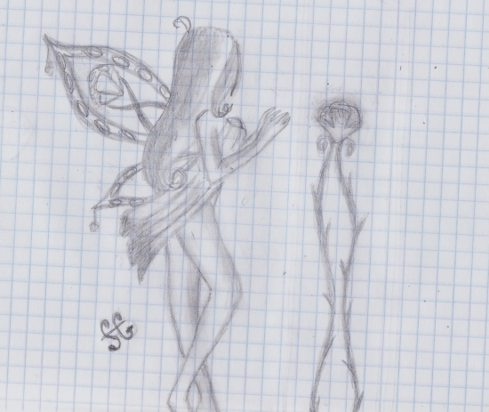 Рисунок феи, автор The Silver Gothic
