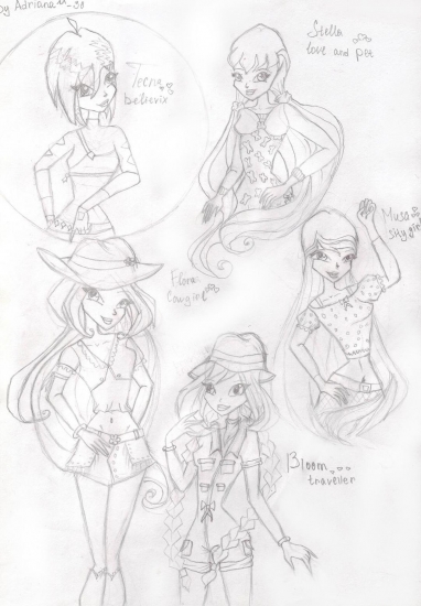 Sketch Winx