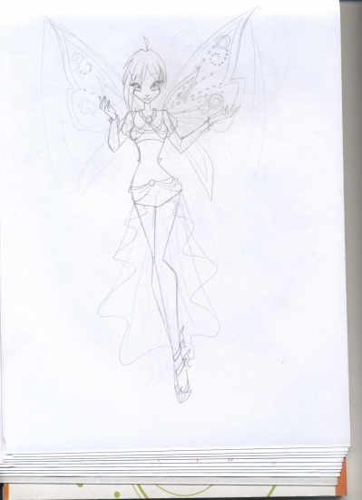 Tecna extra sparklix sketch-одна из версий/by fantazyme