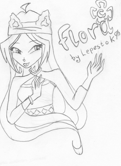 Flora love and pet by LepestoK