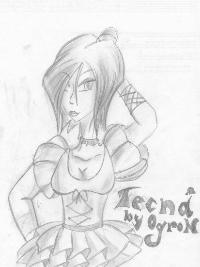 Tecna in gothic style by LepestoK