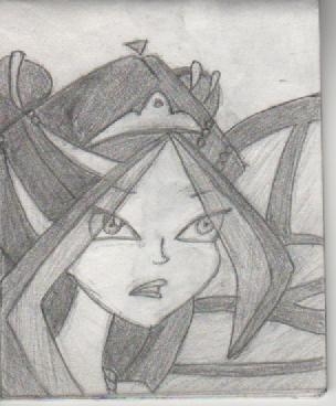 Рисунок Флоры от Mortred