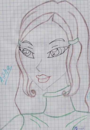 Лейла с новой прической