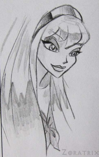 Набросок Стеллы, автор Zora Trix