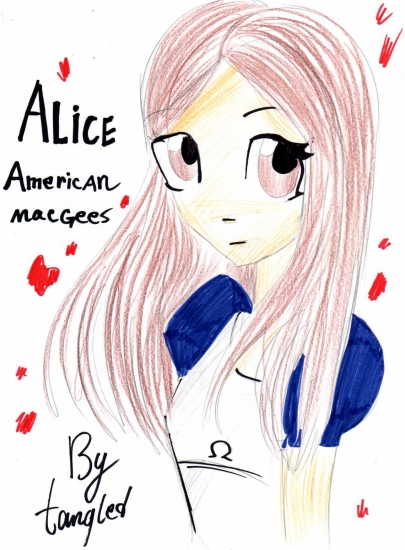 алиса макГи в стиле аниме