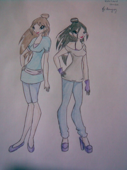 Violet and Vanda