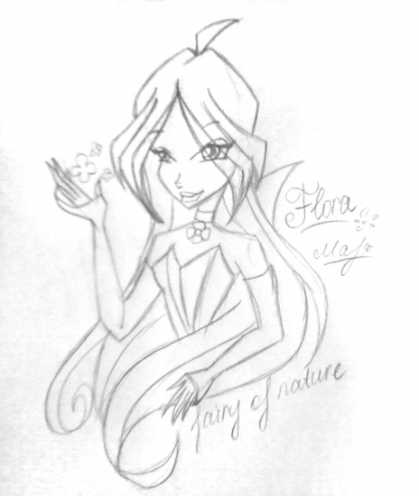 Flora fairy of nature