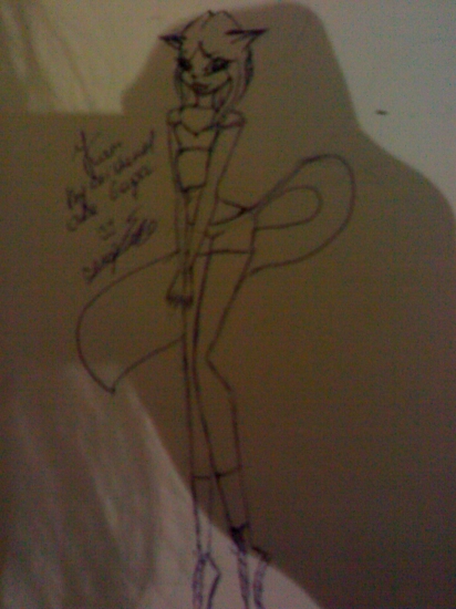 Кит. Персонаж из моего комикса <3