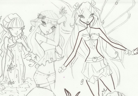 Персонаж в стиле Винкс