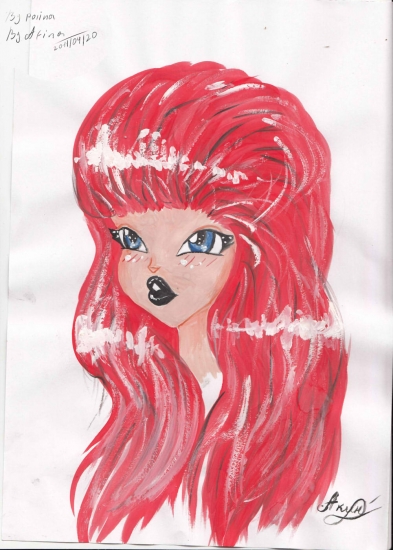 гуашь.By Afina-Polina.