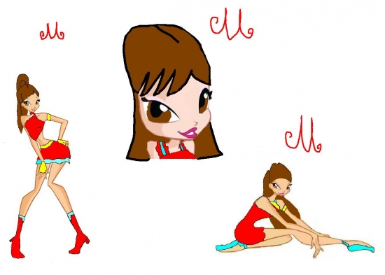 Моника в стиле винкс