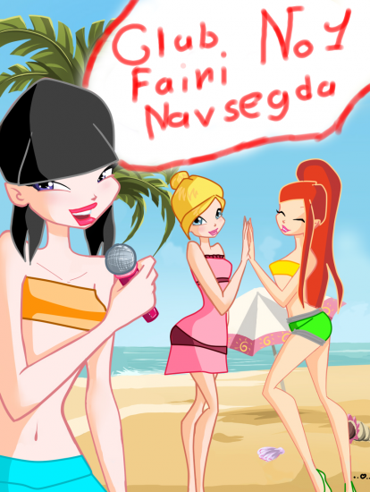 Эх  Roxy and Stella of Winx Club учись!