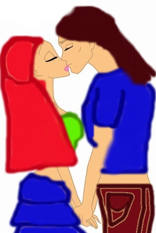 Алексера и Ген целуются!!!