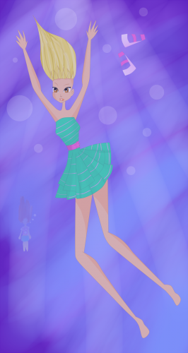 Stella in the sea