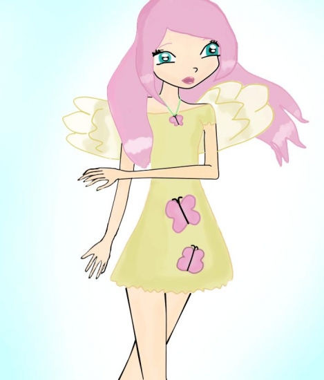 Флаттершай в стиле Winx