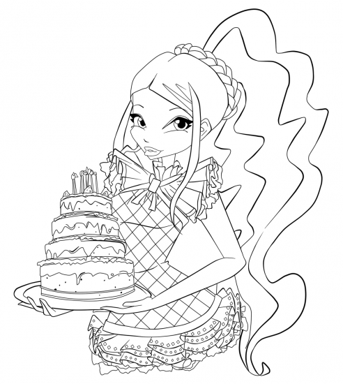 Рокси из арта Flora In Bloom