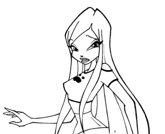 Уникальная Раскраска Рокси