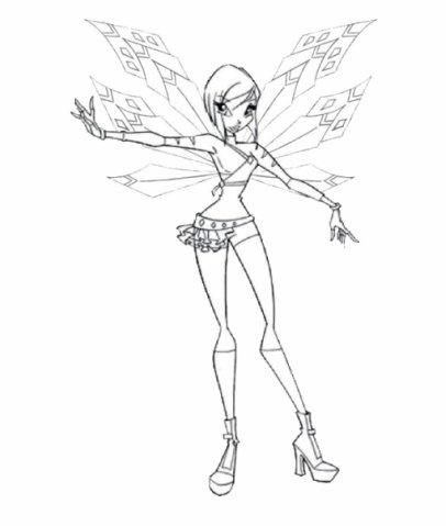 Раскраска Текна Трасикс