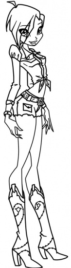 Раскраска Текна 4 сезон