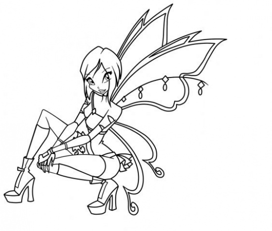 Раскраска Текна беливикс винкс