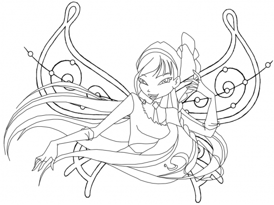 Раскраска Музы в Беливиксе от Karino4ka1996