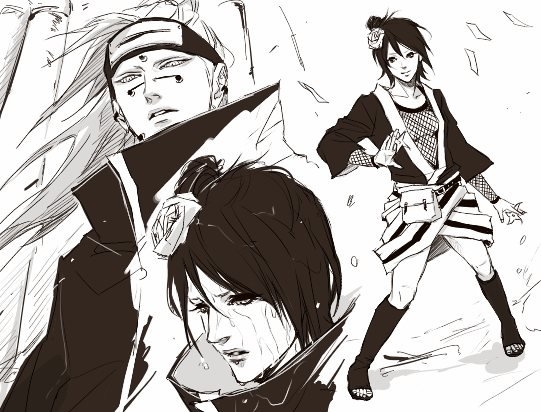 Конан и одно из тел Пейна арт Лили