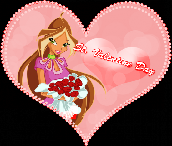 Валентинка с Флорой от Carrota