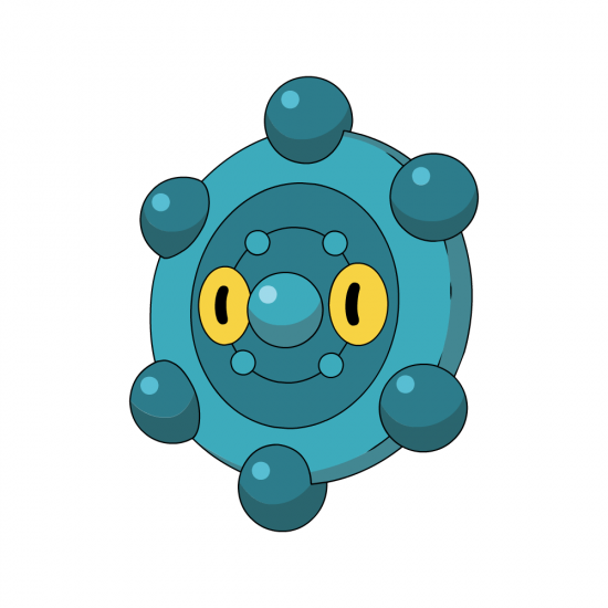 Картинка покемон Бронзор/bronzor