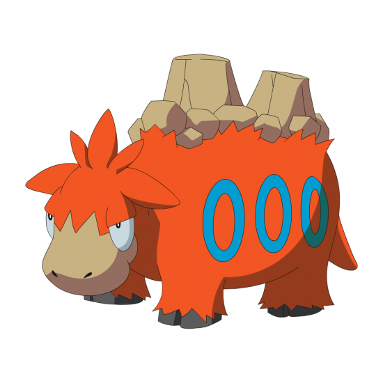Картинка покемон Камерупт/camerupt