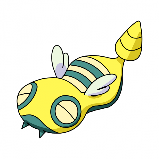 Картинка покемон Данспарк / dunsparce