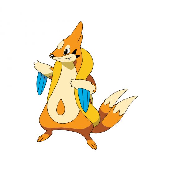 Картинка покемон Флоатзель / floatzel