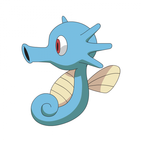 Картинка покемон Хорси / horsea