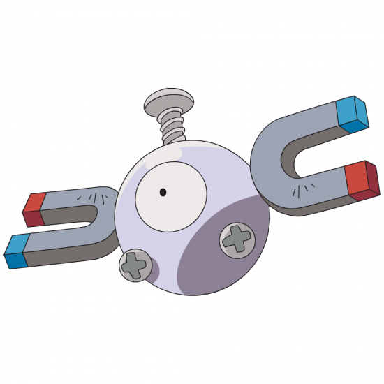 Картинка покемон Магнемит / magnemite