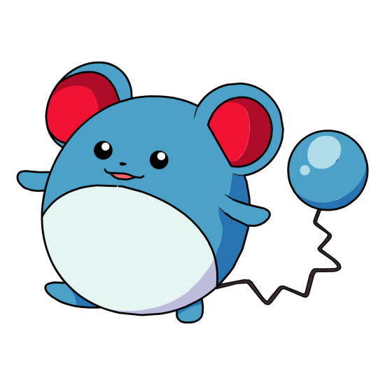 Картинка покемон Марилл / marill