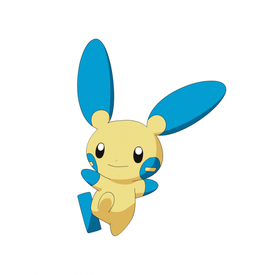 Картинка покемон Минум / minun